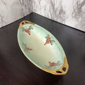 Vintage Bavarian Lusterware China Serving Dish